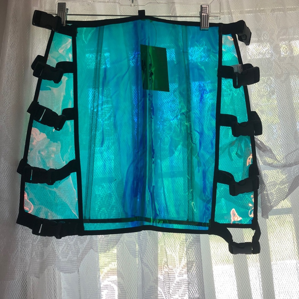 NWT Fashion Nova PVC skirt